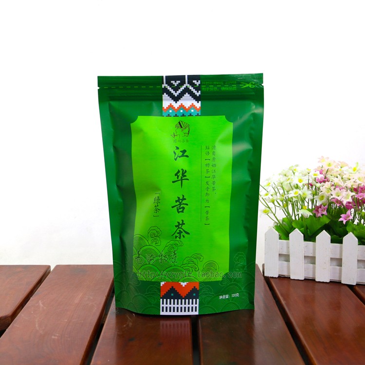 江华苦茶 120克袋装 瑶峒小乔绿茶 送礼湖南永州特产 1袋包邮24省