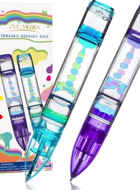 Liquid Motion Timer Pen Fidget Pens Office Desk Toys彩色油笔