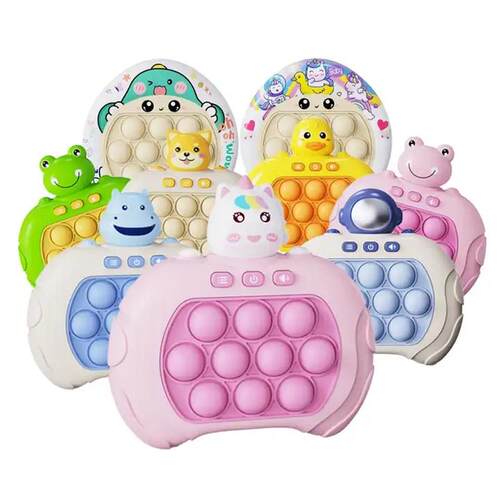 Quick Push Pop it Game Fast Push Bubble Console Unicorn toys