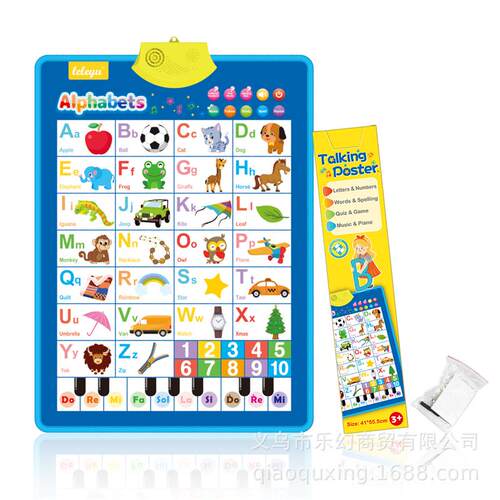 Electronic English Alphabet Wall Chart Talking ABC Letters