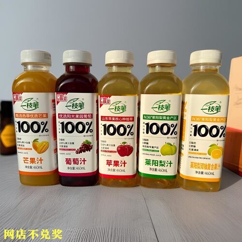 一枝笔100%果汁瓶装莱阳梨汁