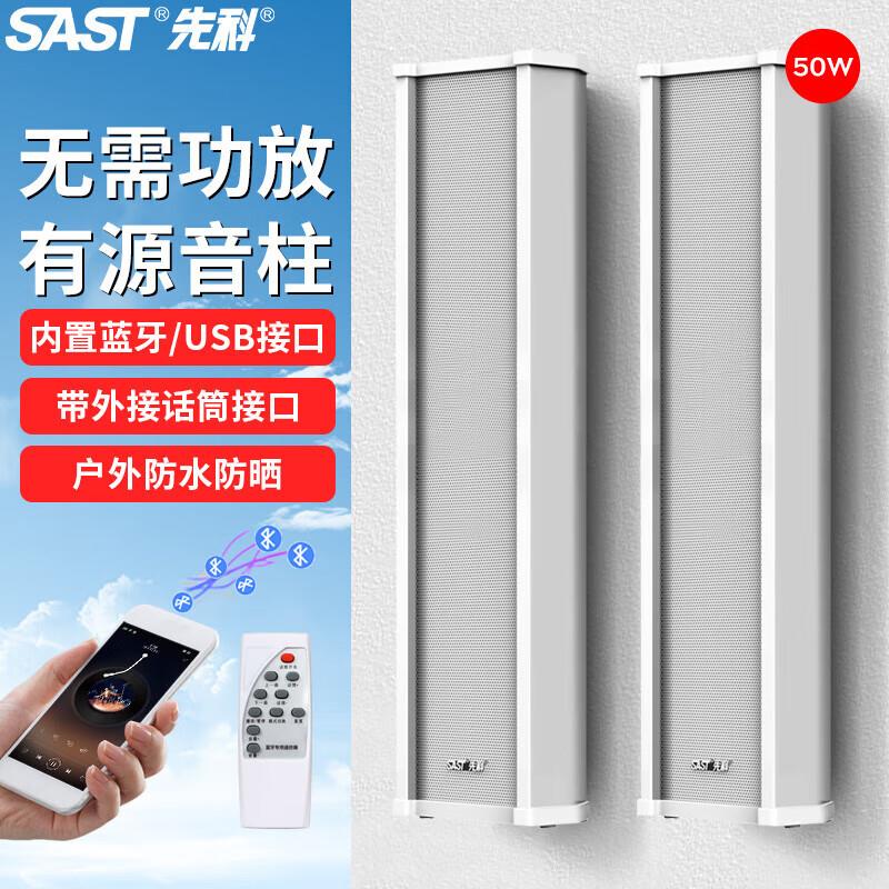 先科(SAST)ST-501 户外蓝牙防水音柱室外挂墙壁挂式音响功放喇叭