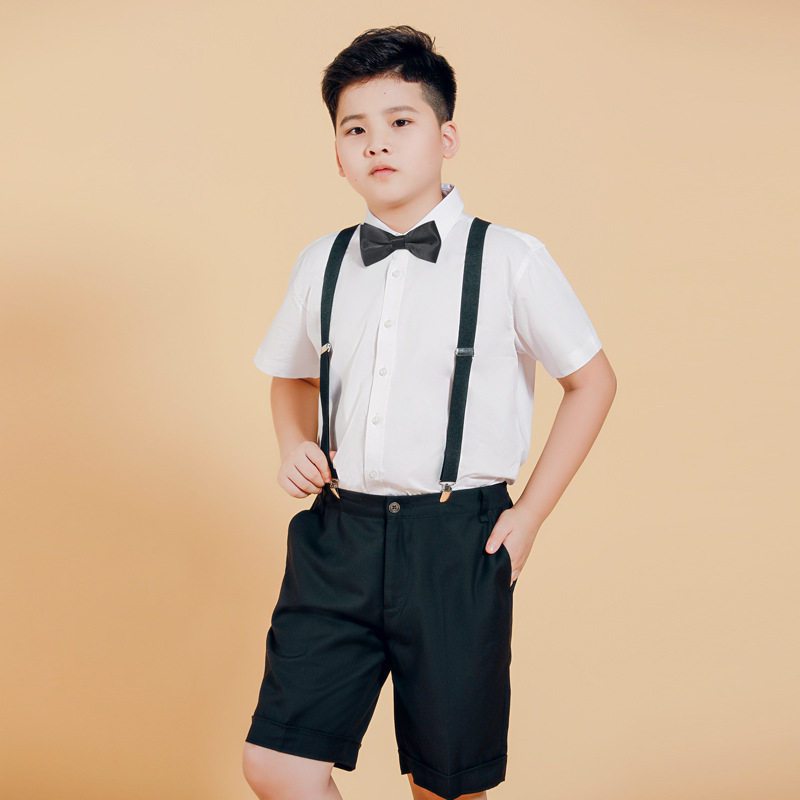 胖童演出服套装花童礼服男童钢琴儿童礼服