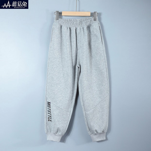 胖童男童裤子春秋薄款中大童儿童运动裤2026加肥加大青少年初中生
