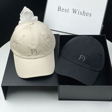 新款软顶韩版字母刺绣棒球帽男女百搭软顶鸭舌帽休闲遮阳防晒帽子