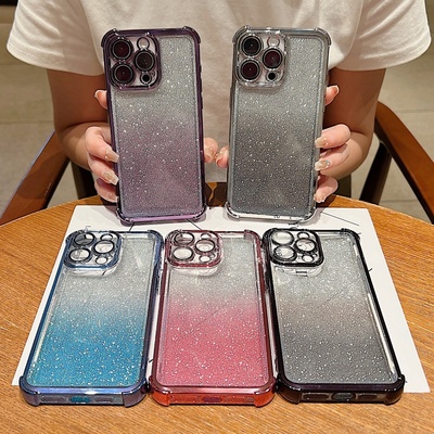 适用小米17ProMax 红米Note15R 小米15SPro护眼防摔Turbo4Pro K80至尊版闪粉电镀15Ultra 14R渐变K70E手机壳