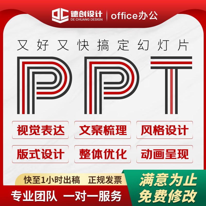 PPT设计排版美化企业介绍总结汇报学术课件产品介绍幻灯片制作图片