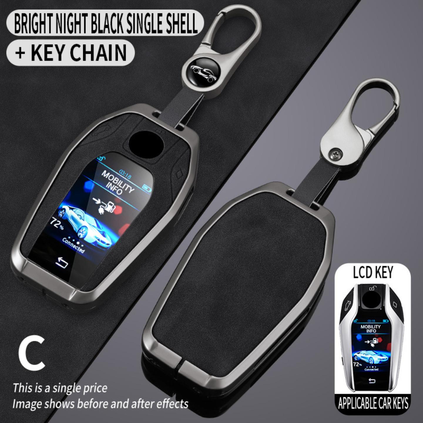 适用宝马7系液晶钥匙套730Li740 5系530Le壳X5X7智能6系630GT扣包