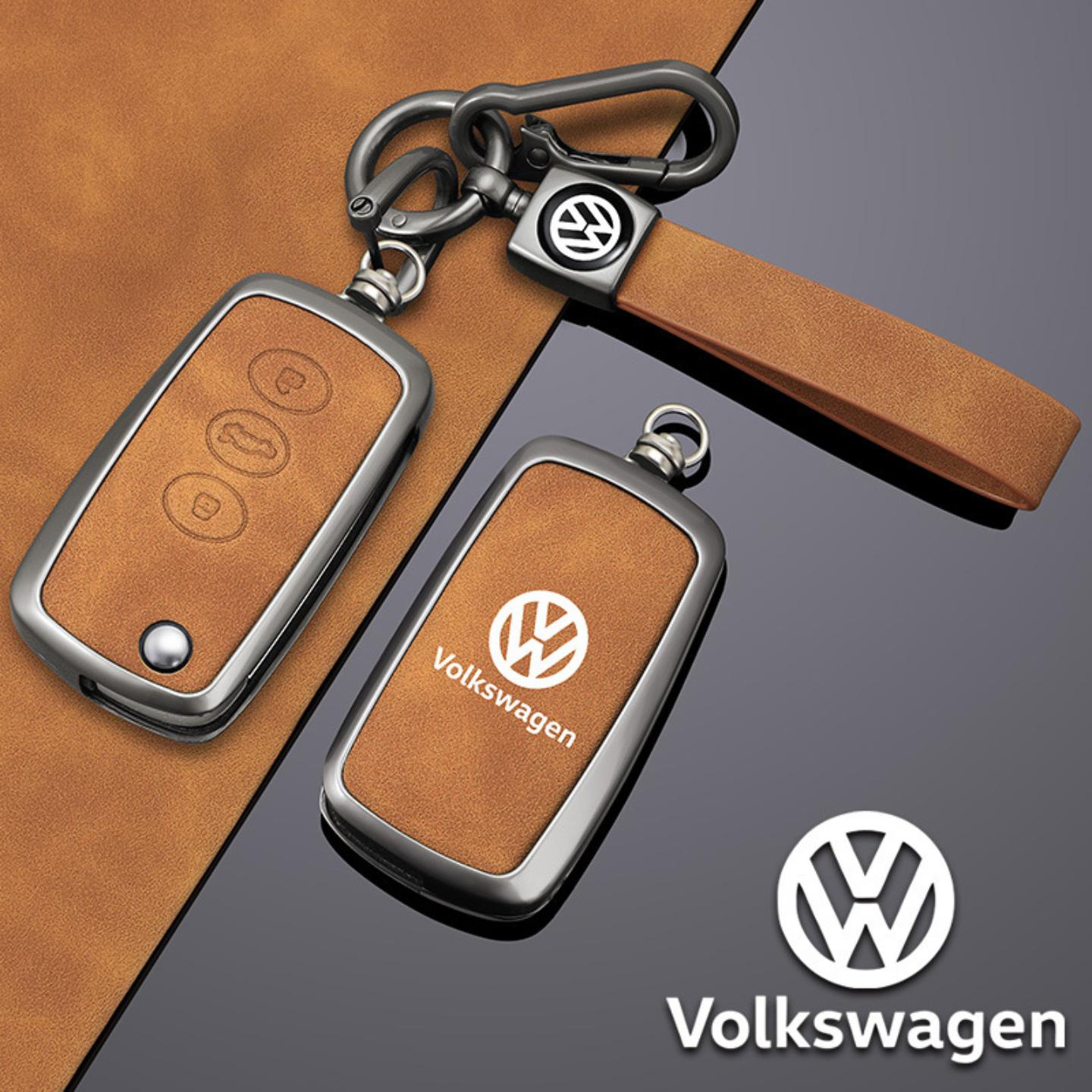 适用适用于大众辉腾钥匙包扣15汽车钥匙套高档合金属壳保护套男女