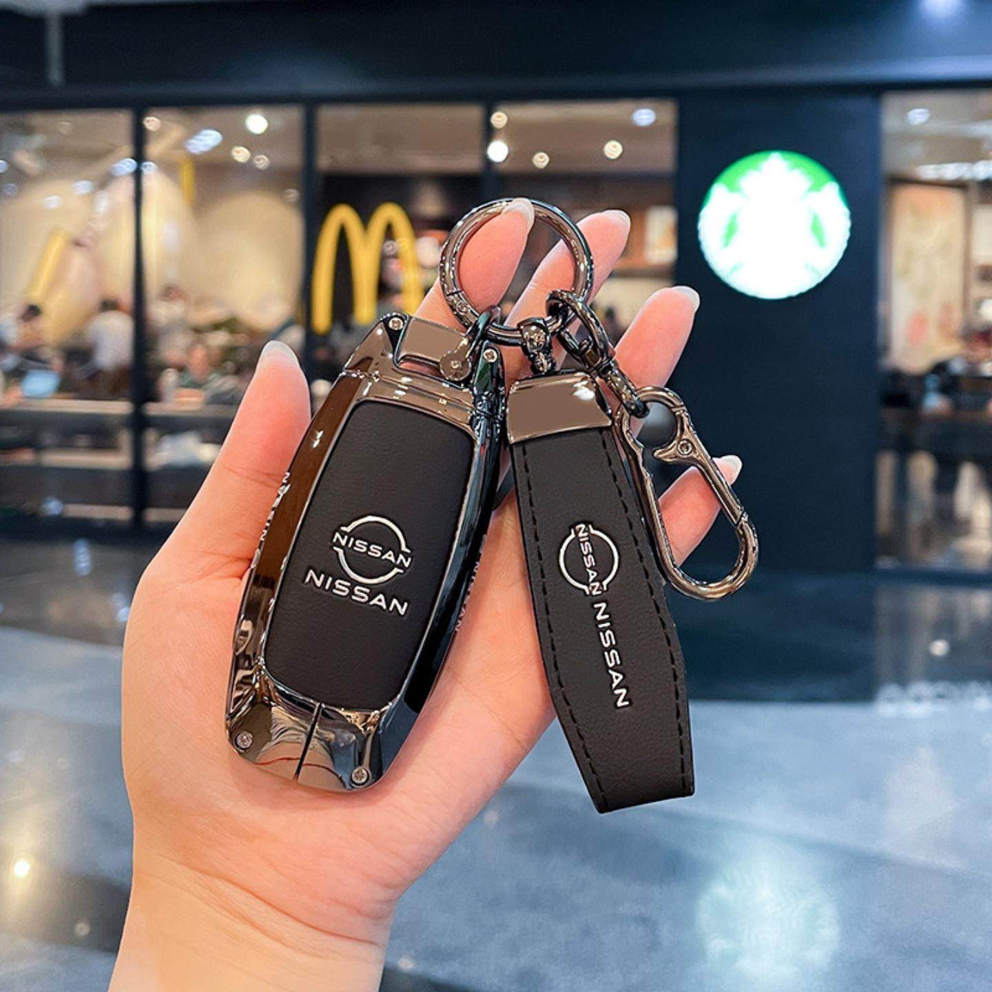 适用于24款日产天籁钥匙套14代轩逸奇骏逍客探路骐达蓝鸟尼桑车壳