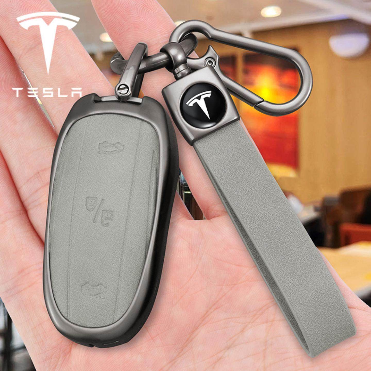 适用特斯拉钥匙套Tesla壳model3/Y/S包丫modelX扣modelS实体X遥控