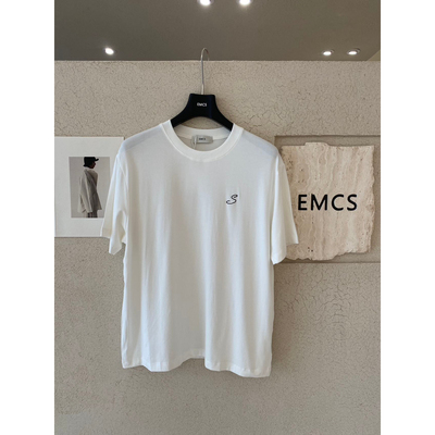 EMCS夏季极简宽松短袖T恤中性