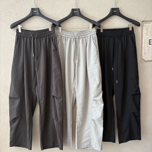 EMCS-26夏上新松紧腰纯色抽绳休闲裤269081