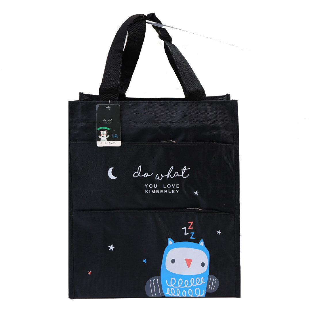 男女孩补习袋新款小学生书袋韩版儿童防水轻便手提袋大容量文件袋