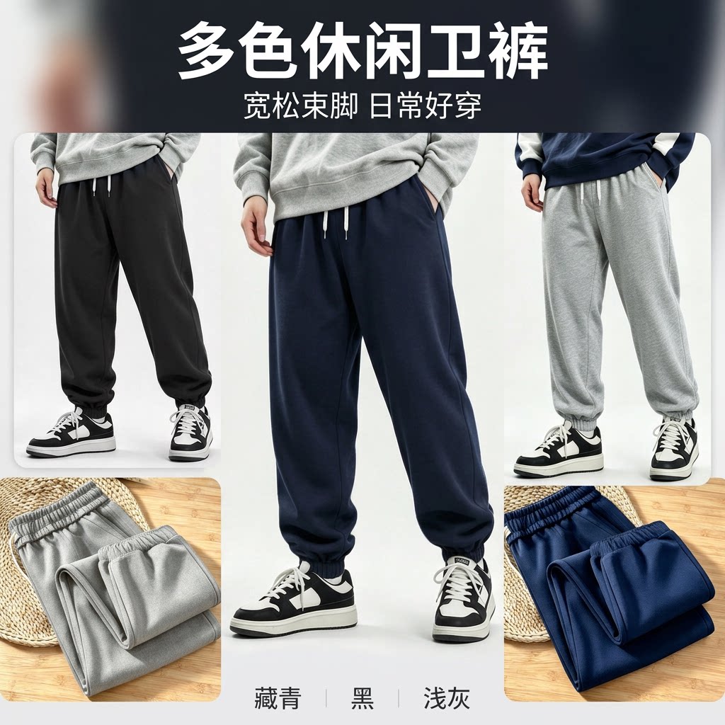 胖童装男童加肥加大卫裤男孩子春秋装大码女大童长裤子儿童运动裤