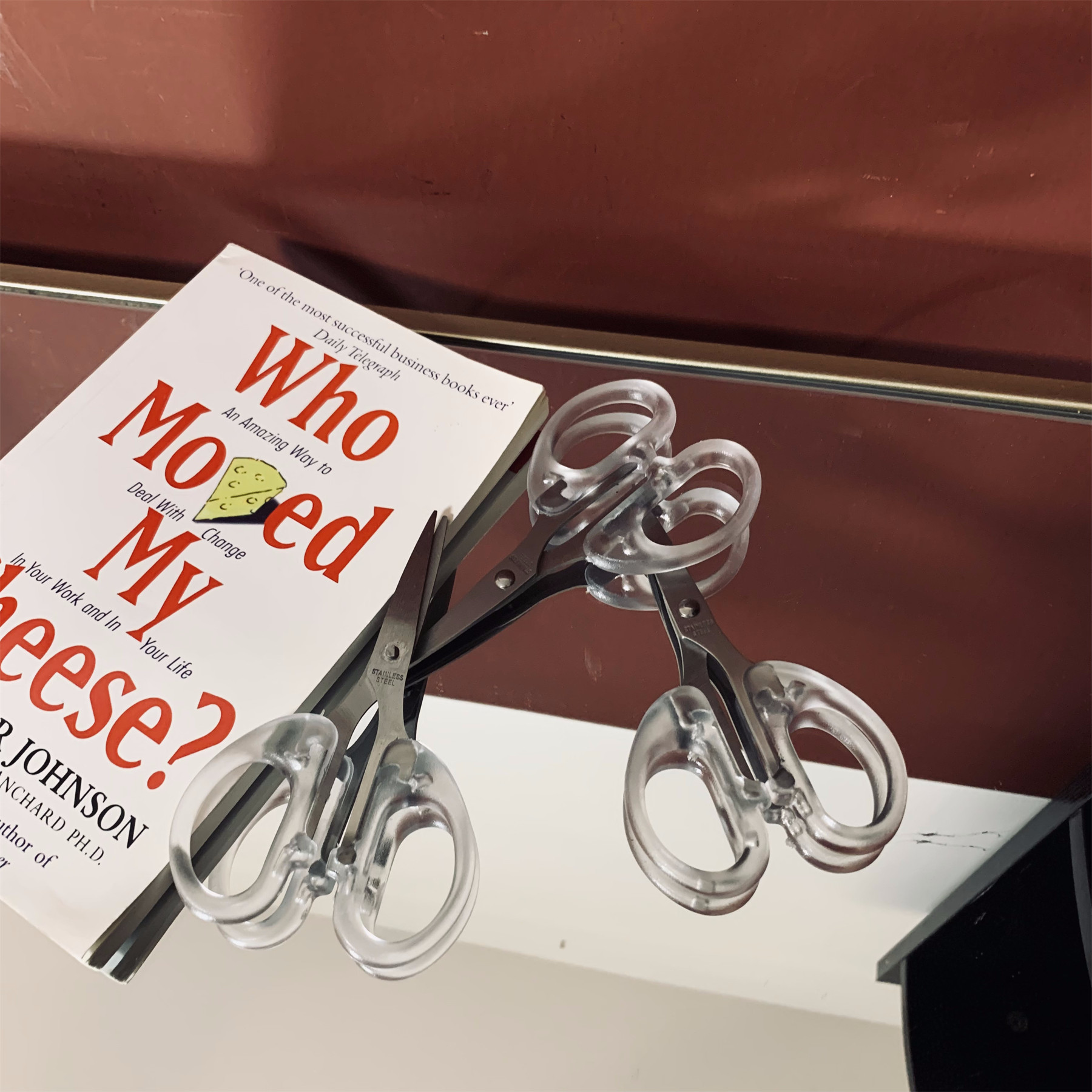 FACAI 일일 잡화 20위안 이상 무료 배송 투명 소형 가위 휴대용 분해 특급 소형 가위 다기능 가위