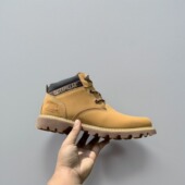 百搭潮流中帮休闲鞋 越南CAT马丁靴黄靴秋冬户外运动工装 鞋 短靴男
