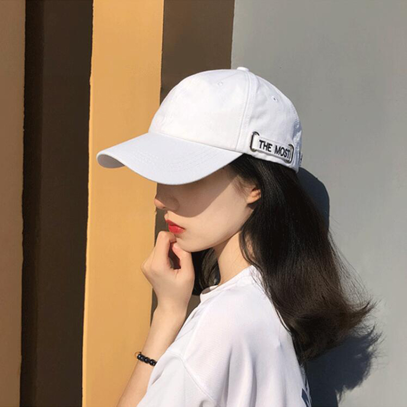 新品字母时尚遮阳棒球帽子日韩版新款嘻哈街头防晒男女潮人鸭舌帽五折促销