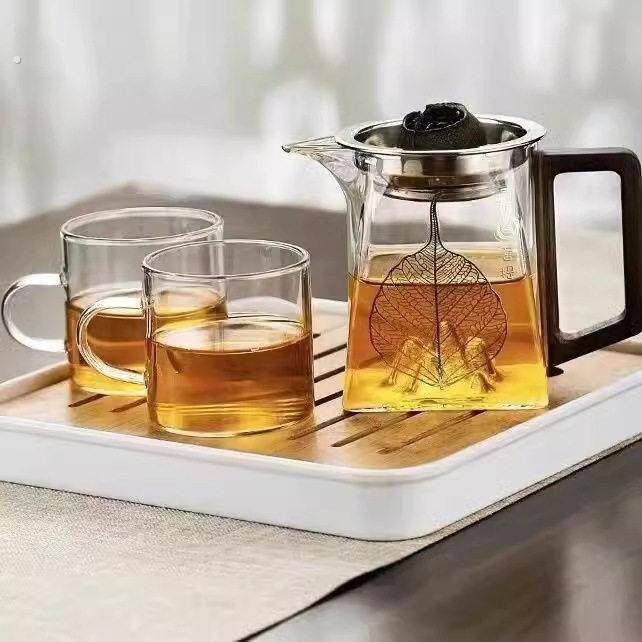 公道杯茶海侧把式高档轻奢加厚家用耐高温玻璃茶具泡茶分茶器茶杯