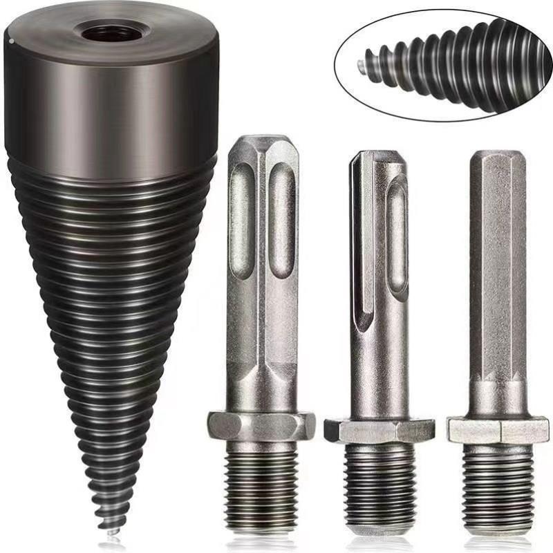 劈柴神器电锤电钻家用劈柴省力破柴工具电动分裂锥劈柴机钻头农村