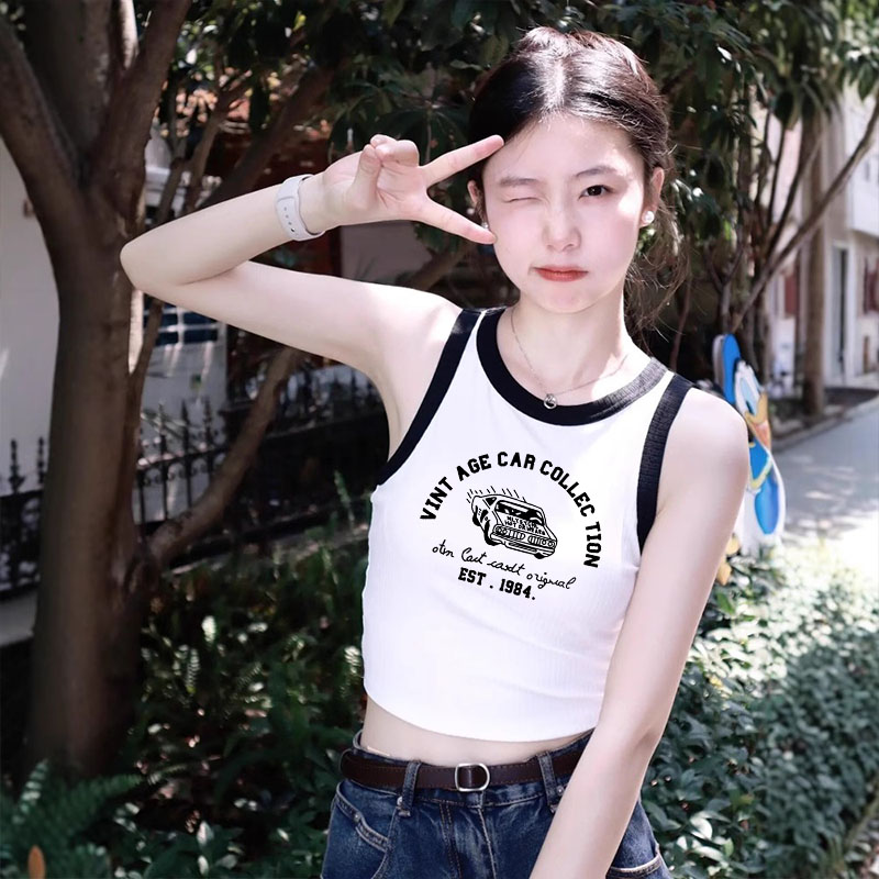 白色吊带小背心女新款夏外穿内搭图片
