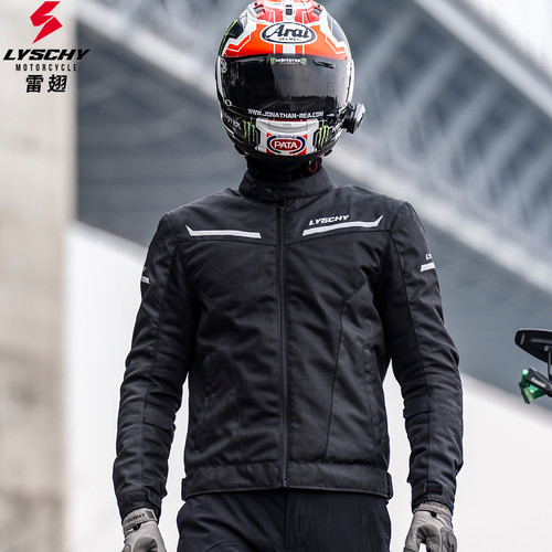 雷翅夏季透骑行服加肥加大版男