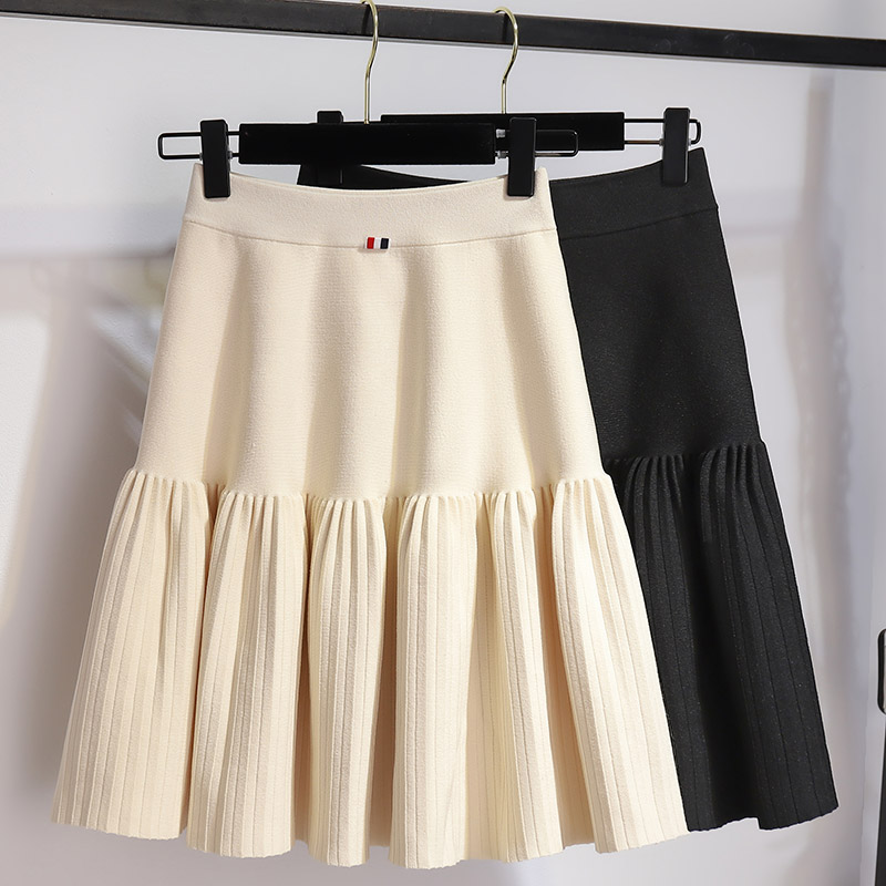 商场同款短裙百褶裙a字裙半身裙