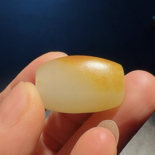 和田玉籽料勒子红皮吊坠锁骨链挂件项链配饰重10.5克尺寸26-17-12