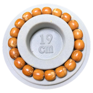 紫金鼠老型手串花皮款野生籽核制作原生态皮色自带飘花三眼菩提籽