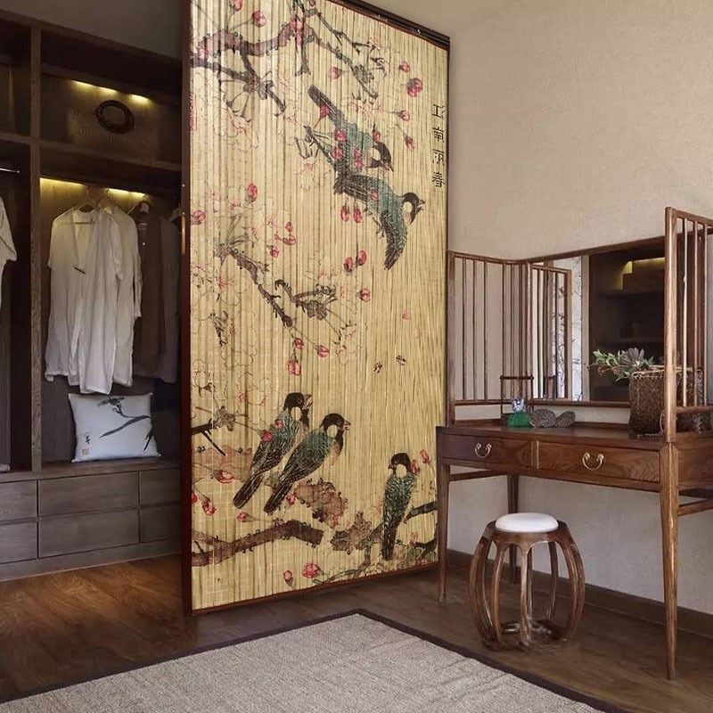 出口单室内卷帘门 家用 隔断夏季防蚊竹帘隔断推拉门折叠门帘窗帘|ruв категории домашний ткань, занавес, занавес и аксессуары, створка - от Buy2taobao.com для оказания профессиональной услуги покупки агента Taobao