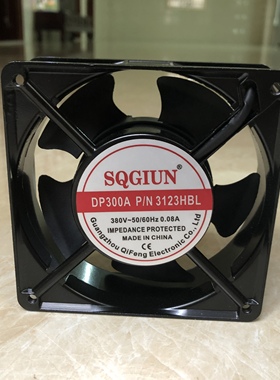 12038风机DP300A 3123HBL 220V380V 12CM双滚珠 机箱机柜散热风扇