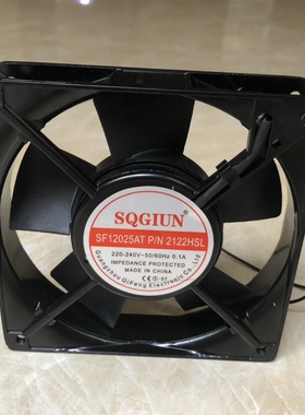 SF12025AT 2122HSL 轴流风机 220-240V 静音12CM机柜机箱散热风扇