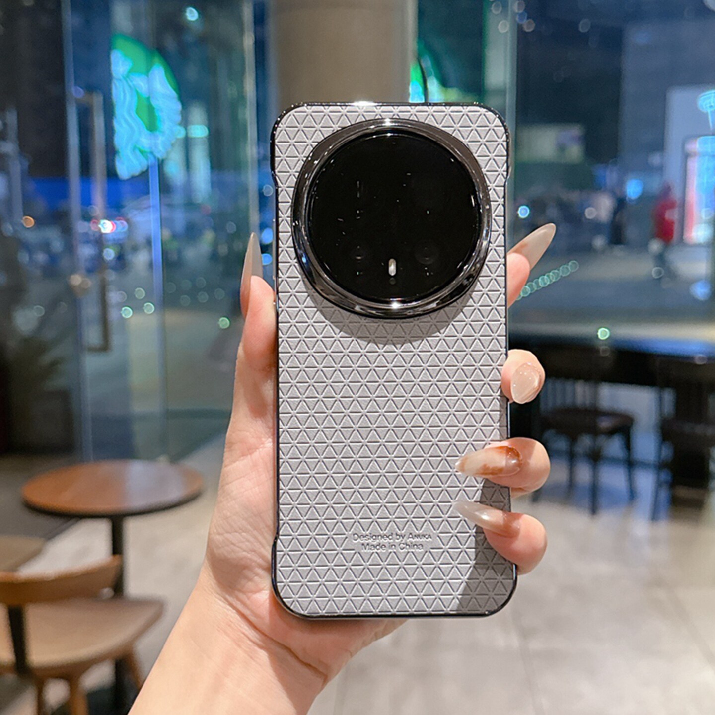 简约小众适用于荣耀Magic80pro手机壳新款小魔方皮纹magic8防摔壳电镀无边框保护套荣耀Magic7时尚男女潮款