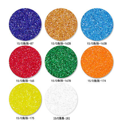 1.5mm原装东宝彩虹特小珠角珠TOHO珠径玻璃珠手工diy串珠散珠进口