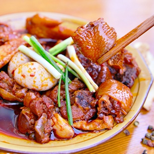 贵州遵义桐梓特产黔北娄山黄焖鸡开袋即食火锅炒菜3斤5斤真空包装