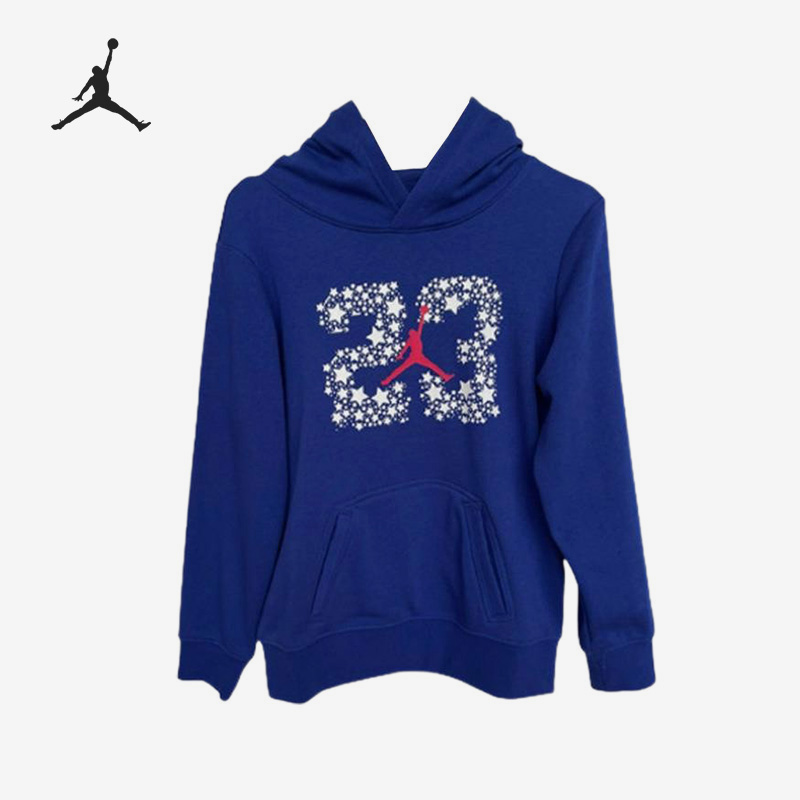 耐克JORDAN大童休闲运动套头卫衣