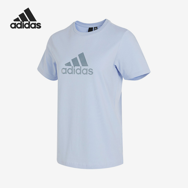 Adidas/阿迪达斯正品夏季新款女子款休闲透气圆领短袖IN2801