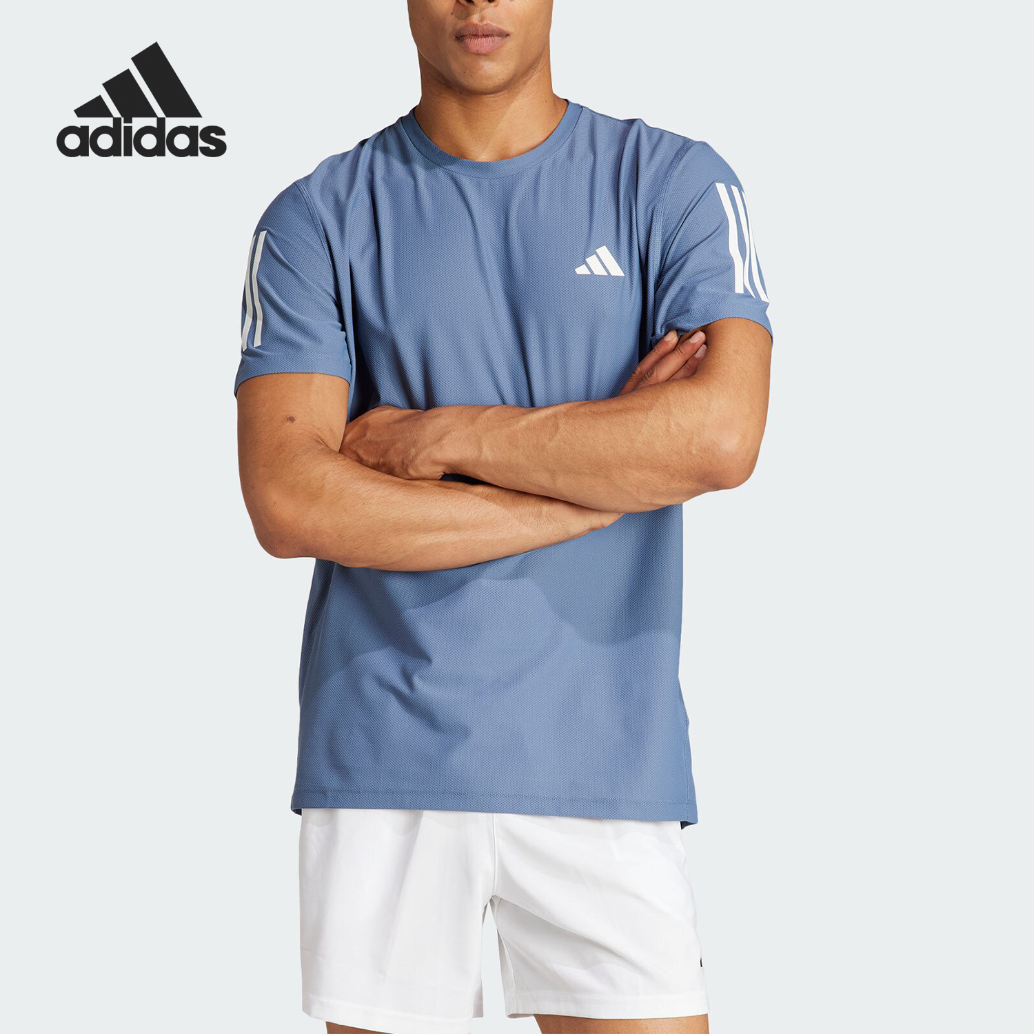 Adidas/阿迪达斯男士跑步短袖