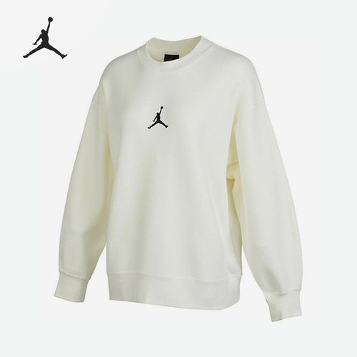 Nike/耐克正品JORDAN新款女子圆领加绒套头卫衣FD4803-133