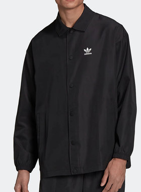Adidas/阿迪达斯正品三叶草新款男子运动透气衬衫外套 H09129