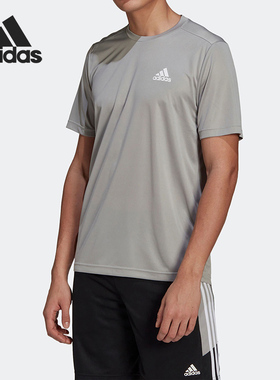 Adidas/阿迪达斯正品M PL T男子休闲运动夏季短袖T恤POLO衫GM2121