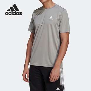 Adidas/阿迪达斯正品M PL T男子休闲运动夏季短袖T恤POLO衫GM2121