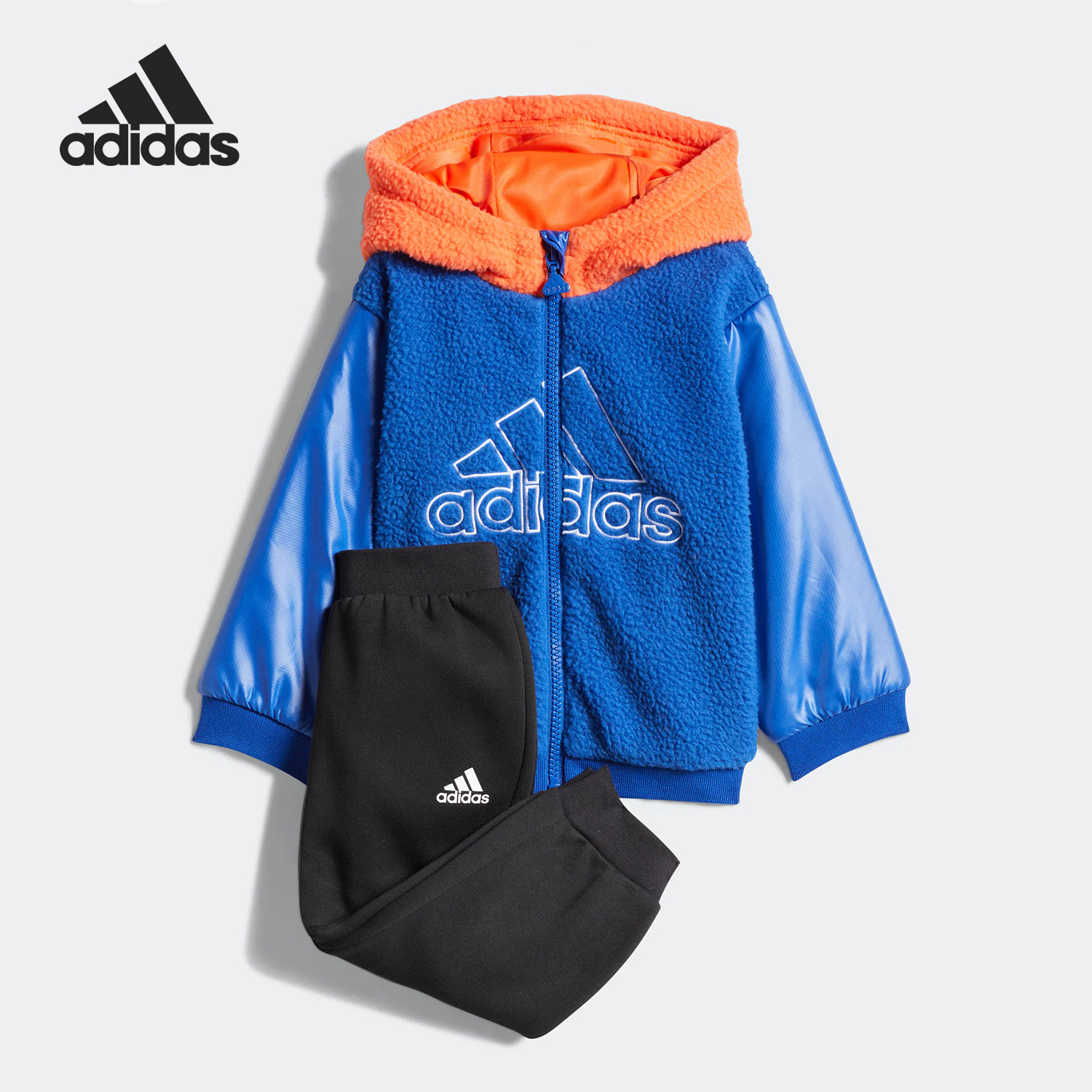 Adidas/阿迪达斯正品秋季婴童款运动休闲舒适长袖套装 HR9321