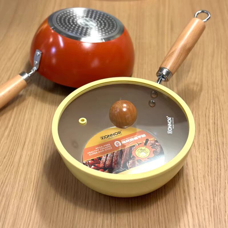 20cm一人食单身宝宝辅食专用小炒锅小号迷你小型锅具小锅炒菜平底