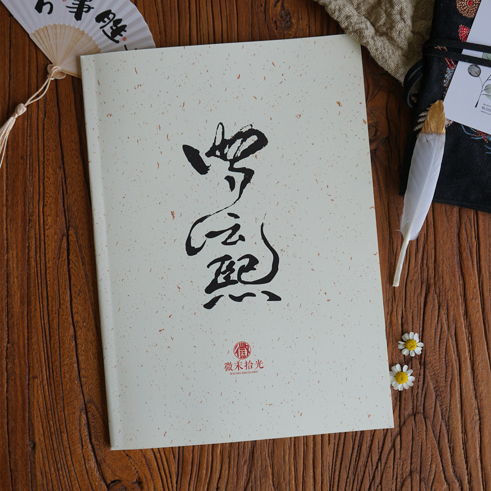 新品罗云熙手写体硬笔钢笔练字帖小清新周边经典语录歌词本黑月光_虎窝淘