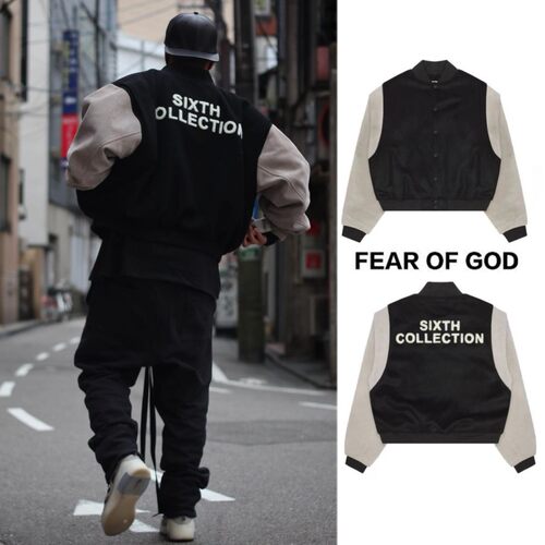 黑灰色拼接袖棒球服夹克宽松外套