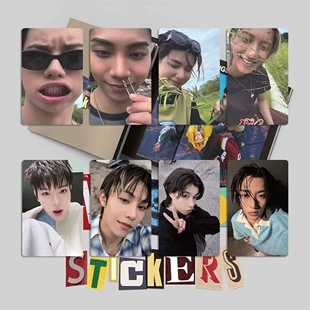 LNGSHOT龙虾SHOT CALLERS周边自印小卡 STICKERS特典卡贴纸书小卡
