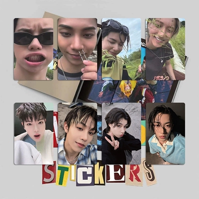 LNGSHOT龙虾SHOT CALLERS周边自印小卡 STICKERS特典卡贴纸书小卡