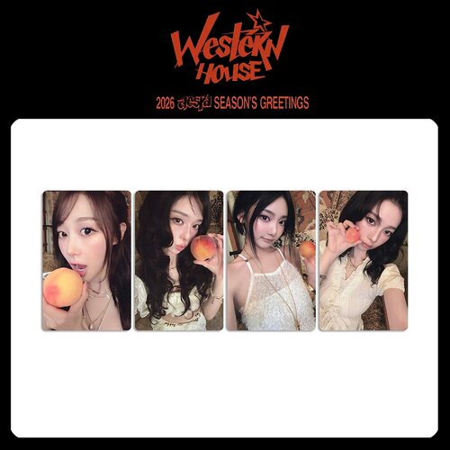 吒2026 season's greetings特典小卡台历小卡Western House自制