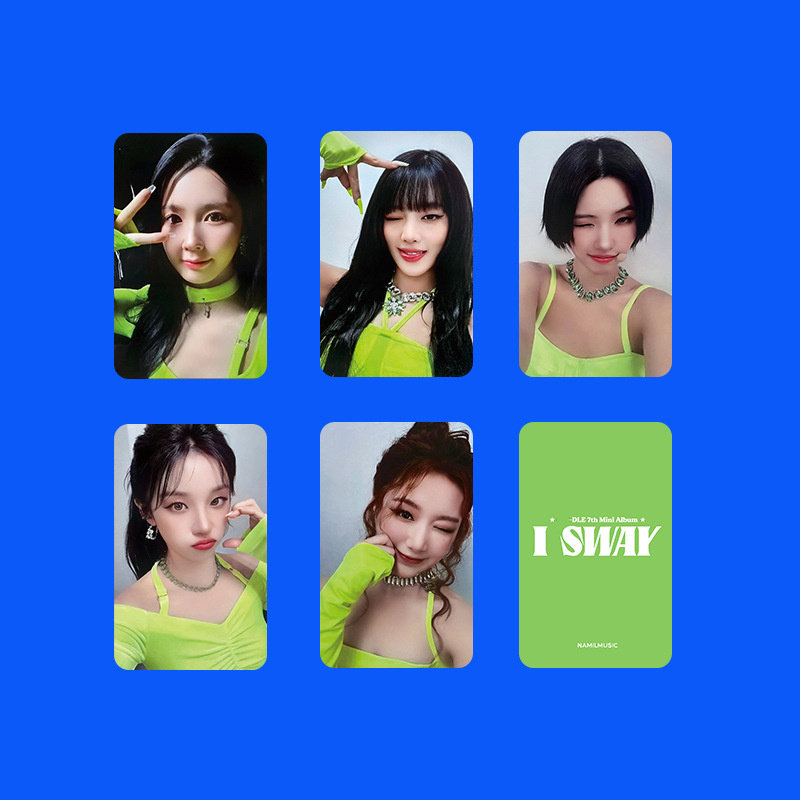 女娃gidle专辑I SWAY特典卡拍立得宋雨琦自印小卡米妮美延照片卡